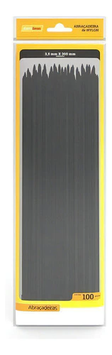 Abracadeira Enerbras Plastica 3.5X300 Pc.100Un Preta (A35-E300P)