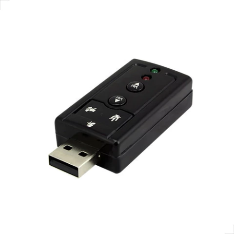 Adaptador 5+ Som Usb 7.1 Canais 2 Entradas (015-0063)