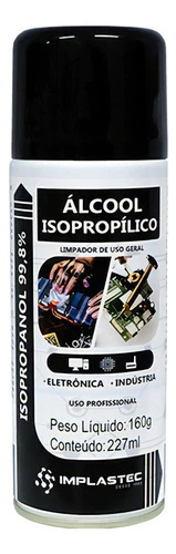 Alcool Isopropilico 99,8% Aerossol 160G 227Ml