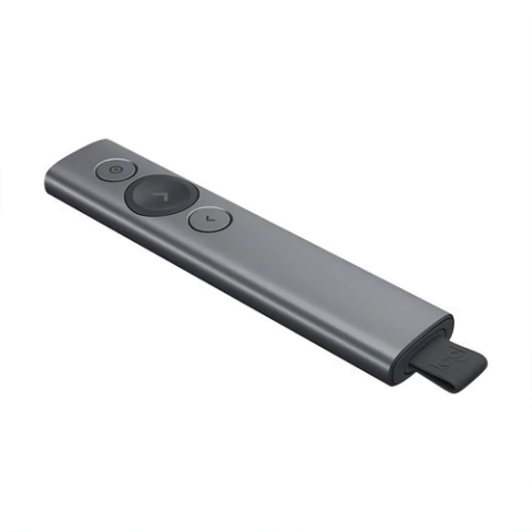 Apresentador Logitech Spotlight Cinza