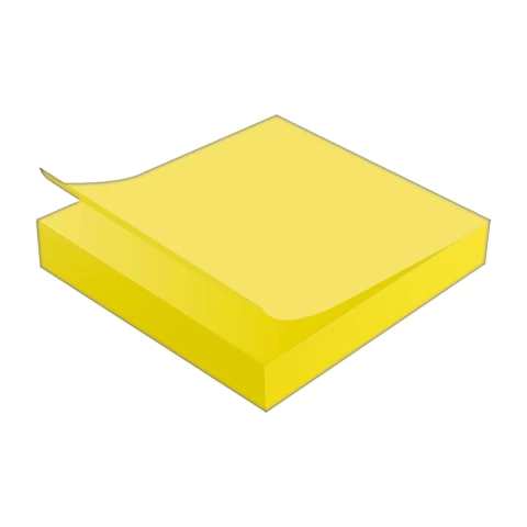 Bloco Adesivo Tilibra 76X76Mm Neon Amarelo 1Un (286141)