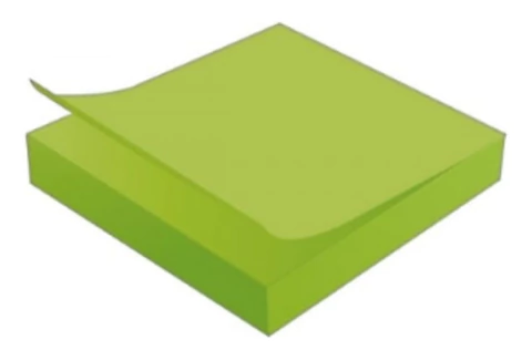 Bloco Adesivo Tilibra 76X76Mm Neon Verde 1Un