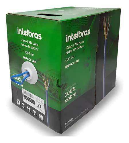 Cabo Rede Intelbras Cat.5E Cmx Impact - Caixa 305M