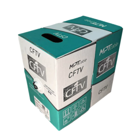 Cabo Rede Mpt Cftv 24Awgx4P Cmx Int/Ext Pt Cb - Caixa 305M